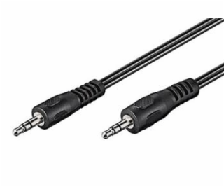 Kabel propojovací audio Jack 3,5(M) - Jack 3,5(M), 2,5m