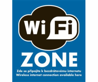 Samolepka Wi-Fi zone 