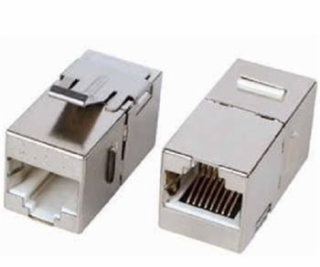 Spojka STP 8/8 RJ45 / Cat.6