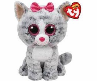 Maskotka TY Beanie Boos Kiki - Kot, 24 cm