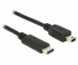 Delock Kabel USB Type-C™ 2.0 samec > USB 2.0 typ Mini-B s...