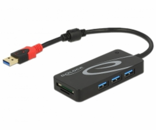 Delock Externí USB 3.1 Gen 1 Hub USB Typ-A > 3 x USB Typ-...