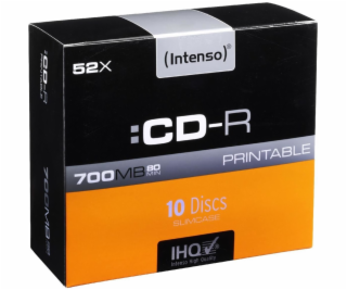 Intenso CD-R 700MB 80 Minuten 52X 