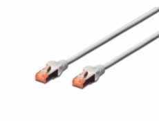 Digitus CAT 6 S-FTP patch cable, Cu, LSZH AWG 27/7, length 25 m, color grey