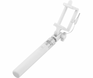 Selfie stick Monopod przewodowy biały SF-20W 