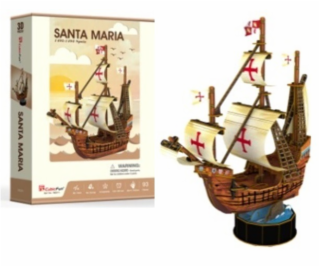 Puzzle 3D Santa Maria - 93 dílů