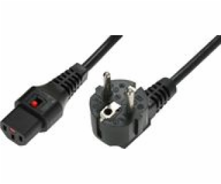 MicroConnect IEC LOCK C13 - R / A napájecí kabel SCHUKO (...