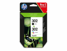 HP 302 Ink Cartridge Combo 2-Pack (X4D37AE)