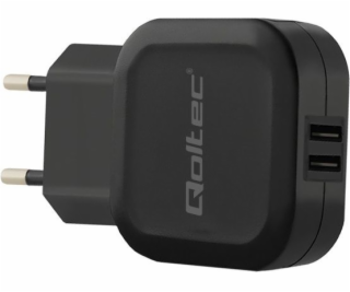 Qoltec 50186 mobile device charger Indoor Black