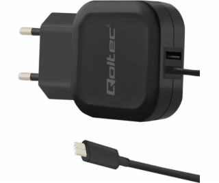 Qoltec 50190 mobile device charger Indoor Black