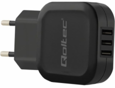 Qoltec 50191 Charger 17W | 5V | 3.4A | 3xUSB