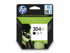 Inkoust HP 304XL černá velká inkoustová kazeta (black), N9K08AE