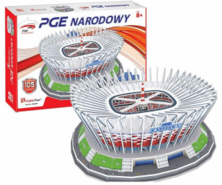 Puzzle 3D Stadion PGE Narodowy, 105 elementów