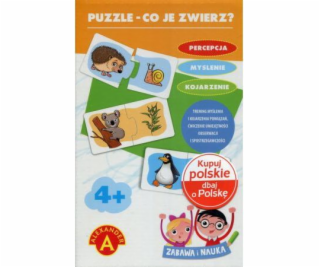 Puzzle Co je zwierz, Zabawa i nauka