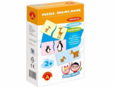 Puzzle Znadź mamę, Zabawa i nauka