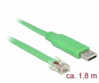 Delock Adaptér USB 2.0 Typ-A samec > 1 x Serial RS-232 RJ...