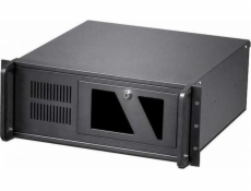 Techly Industrial 4U Rackmount Computer Chassis I-CASE MP-P4HX-BLK2