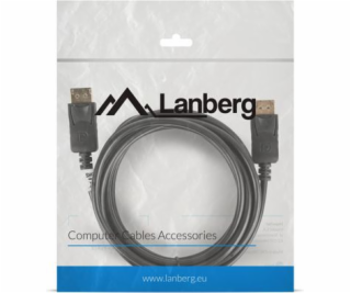 Lanberg CA-DPDP-10CC-0030-BK DisplayPort cable 3 m Black