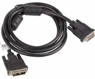 Lanberg CA-DVIS-10CC-0018-BK DVI cable 1.8 m DVI-D Black