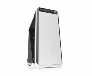 Modecom PC skříň OBERON PRO GLASS WHITE MIDI, 2x USB 3.0,...