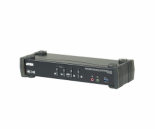 ATEN 4-Port USB3.0 4K DisplayPort KVMP Switch with Built-...