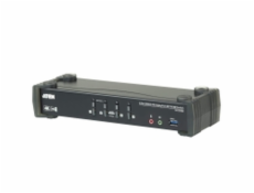 ATEN 4-Port USB3.0 4K DisplayPort KVMP Switch with Built-in MST Hub