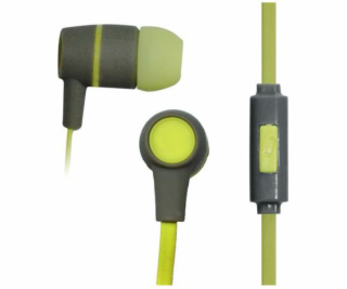 Vakoss SK-214G headphones/headset In-ear Green  Grey