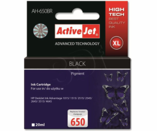 Activejet AH-650BR ink for HP printer; HP 650 CZ101AE rep...