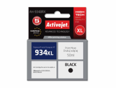 Activejet AH-934BRX ink for HP printer; HP 934XL C2P23AE replacement; Premium; 50 ml; black