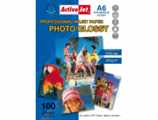 Activejet AP6-260GR100 photo paper for ink printers; A6; 100 pcs