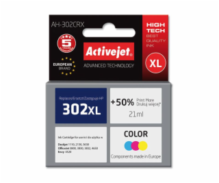 Activejet AH-302CRX ink for HP printer; HP 302XL F6U67AE ...