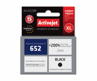 Activejet AH-652BR ink for HP printer; HP 652 F6V25AE rep...