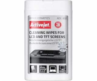 Activejet LCD matrix wipes AOC-302 100 pcs.