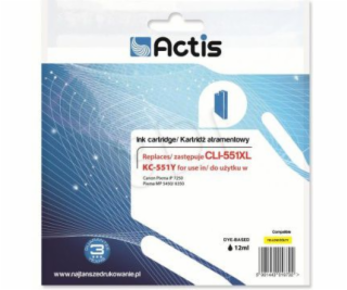 Actis KC-551Y ink for Canon printer; Canon CLI-551Y repla...