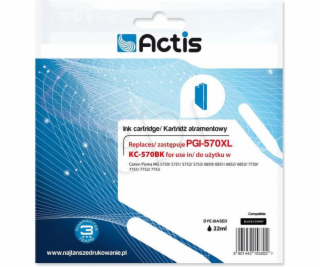 Actis KC-570Bk ink for Canon printer; Canon PGI-570Bk rep...