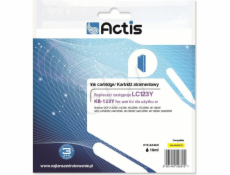 Actis KB-123Y ink for Brother printer; Brother LC123Y/LC121Y replacement; Standard; 10 ml; yellow