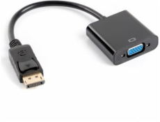 Lanberg AD-0002-BK video cable adapter 0.2 m VGA (D-Sub) DisplayPort Black