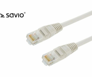 SAVIO Patch cable UTP Cat. 5e  5m CLA-02 White