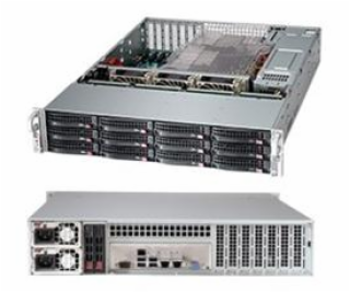 SUPERMICRO 2U chassis 12x 3,5"" HS SAS/SATA (12G Expander...