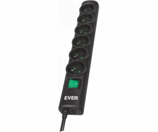 Ever OPTIMA 1.5m surge protector 6 AC outlet(s) 250 V Black