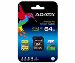 ADATA Premier Pro 64GB SDXC/ UHS-I U3 V30S CL10