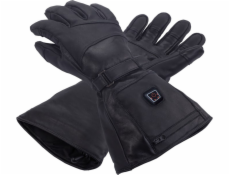 GLOVII Ski Leather, Vyhrievané rukavice, L, čier