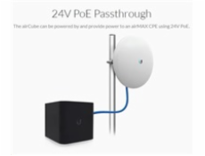 UBNT airCube ISP [router/AP 2.4GHz 802.11n, 2x2MIMO, 300Mbps, 4x10/100Mbps Ethernet, PoE passthrough]