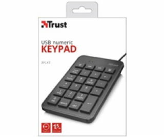 TRUST klávesnice Xalas USB Numeric Keypad