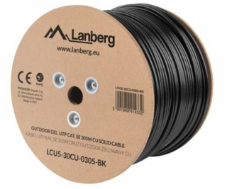 Lanberg LCU5-30CU-0305-BK networking cable 305 m Cat5e U/...