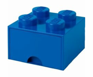 LEGO Brick Drawer 4 blau, Aufbewahrungsbox