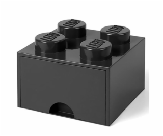 LEGO Brick Drawer 4 schwarz, Aufbewahrungsbox