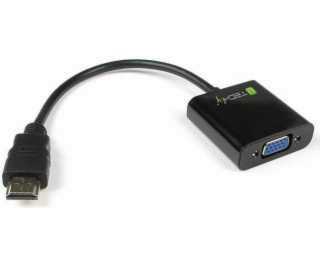 Konwerter HDMI męski na VGA żeński z audio