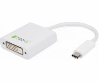 Adaptér USB-C 3.1 na DVI M/Z biely