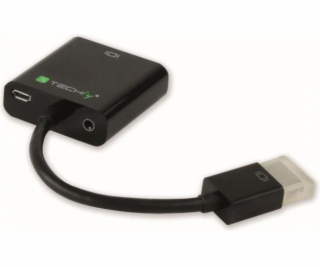 Konwerter HDMI męski na VGA żeński audio micro-USB